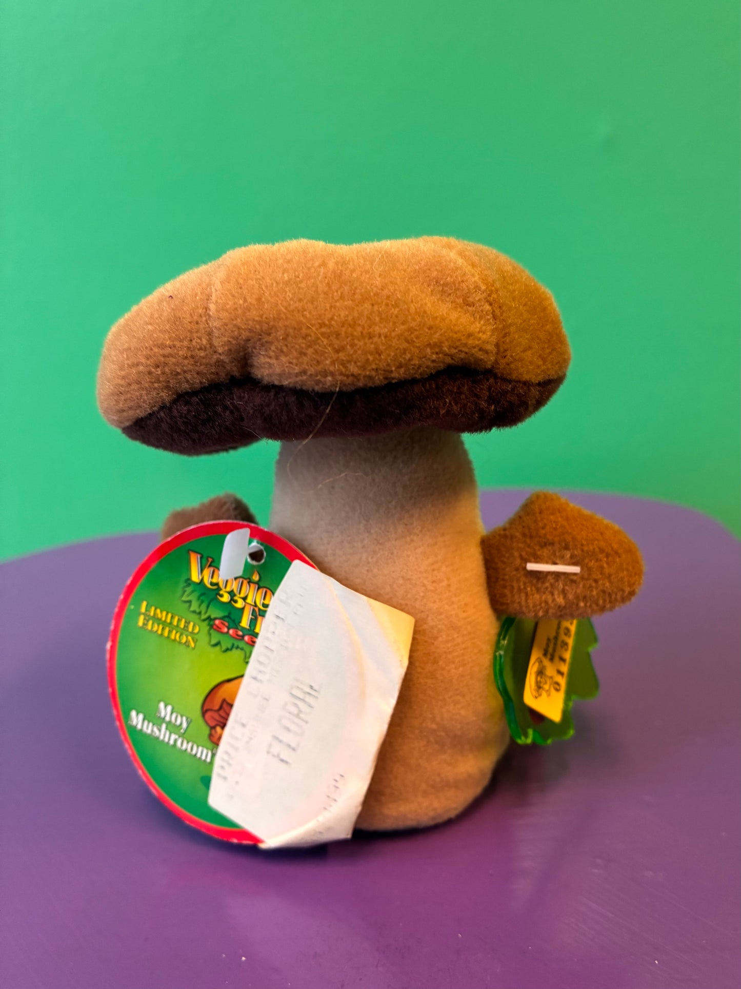 1990's・Veggie Friend Seedies・Moy Mushroom・Beanbag Plush / ベジフレンズ・キノコ・ぬいぐるみ