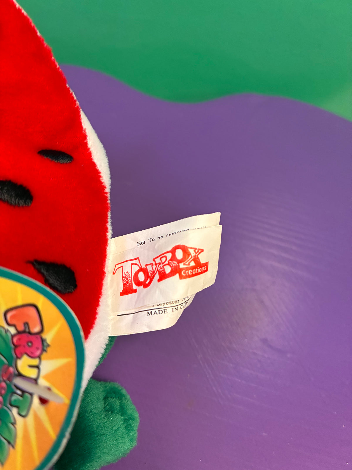 1990's・Fruit Seedies・Wally Watermelon・Beanbag Plush / フルーツシーディーズ・スイカ・ぬいぐるみ