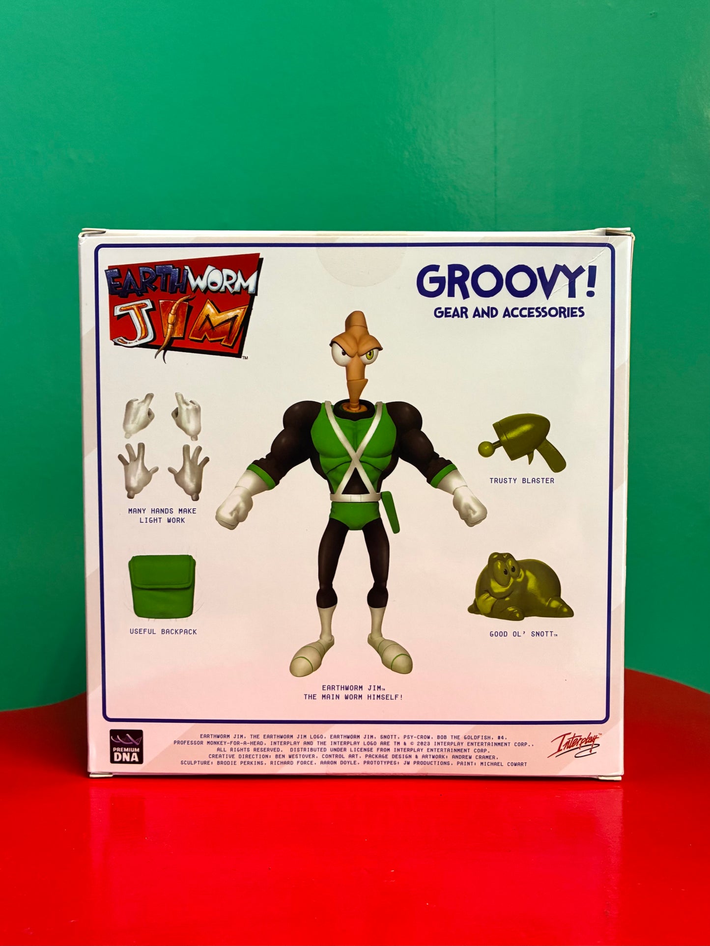 Earthworm Jim With Snott・Action Figures / アースワームジム ウィズ スノット・アクションフィギュア