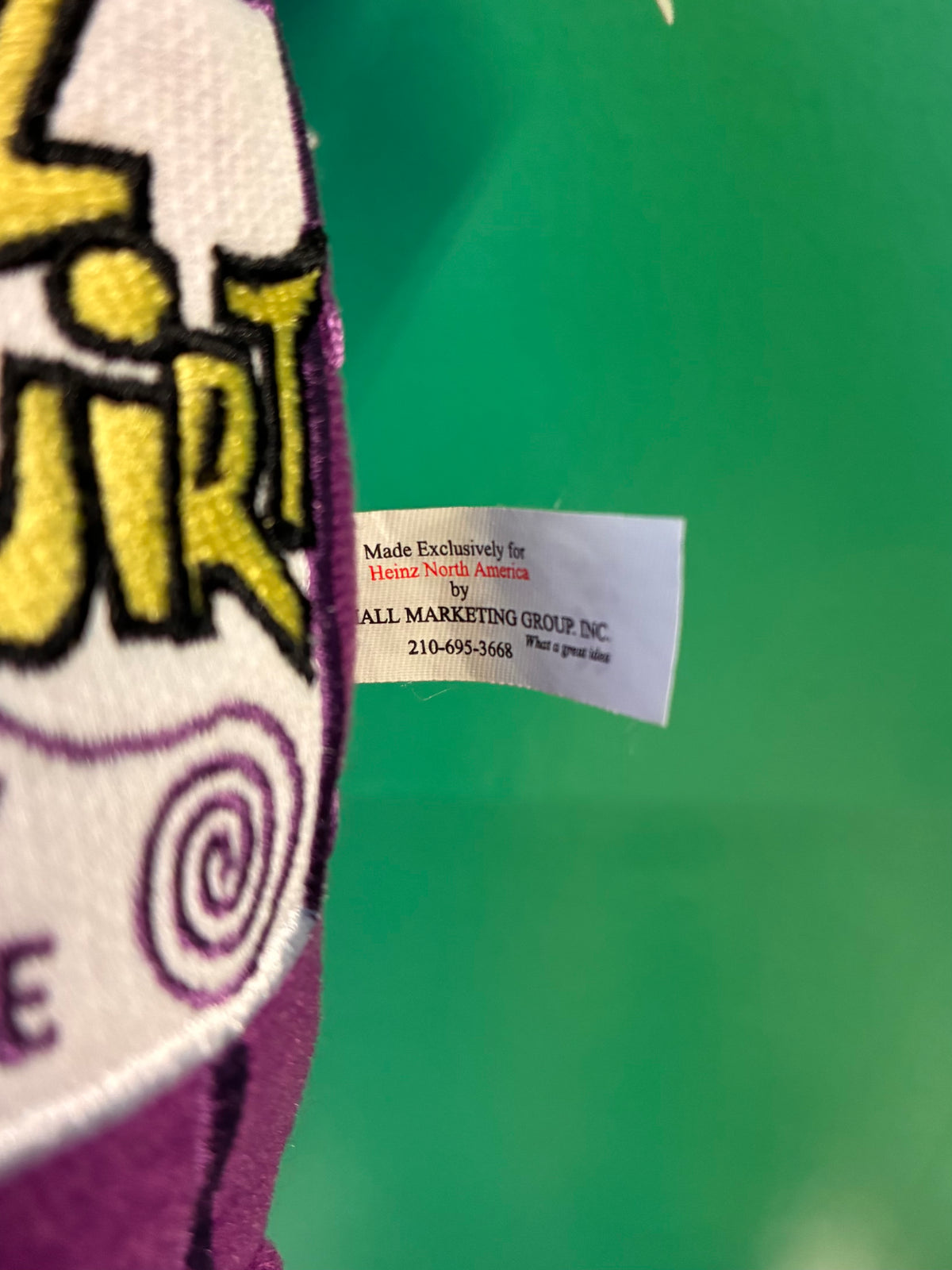 Heinz・EZ Squirt・Funky Purple・Plush / ハインツ・イージースクワート・ファンキーパープル・ぬいぐるみ