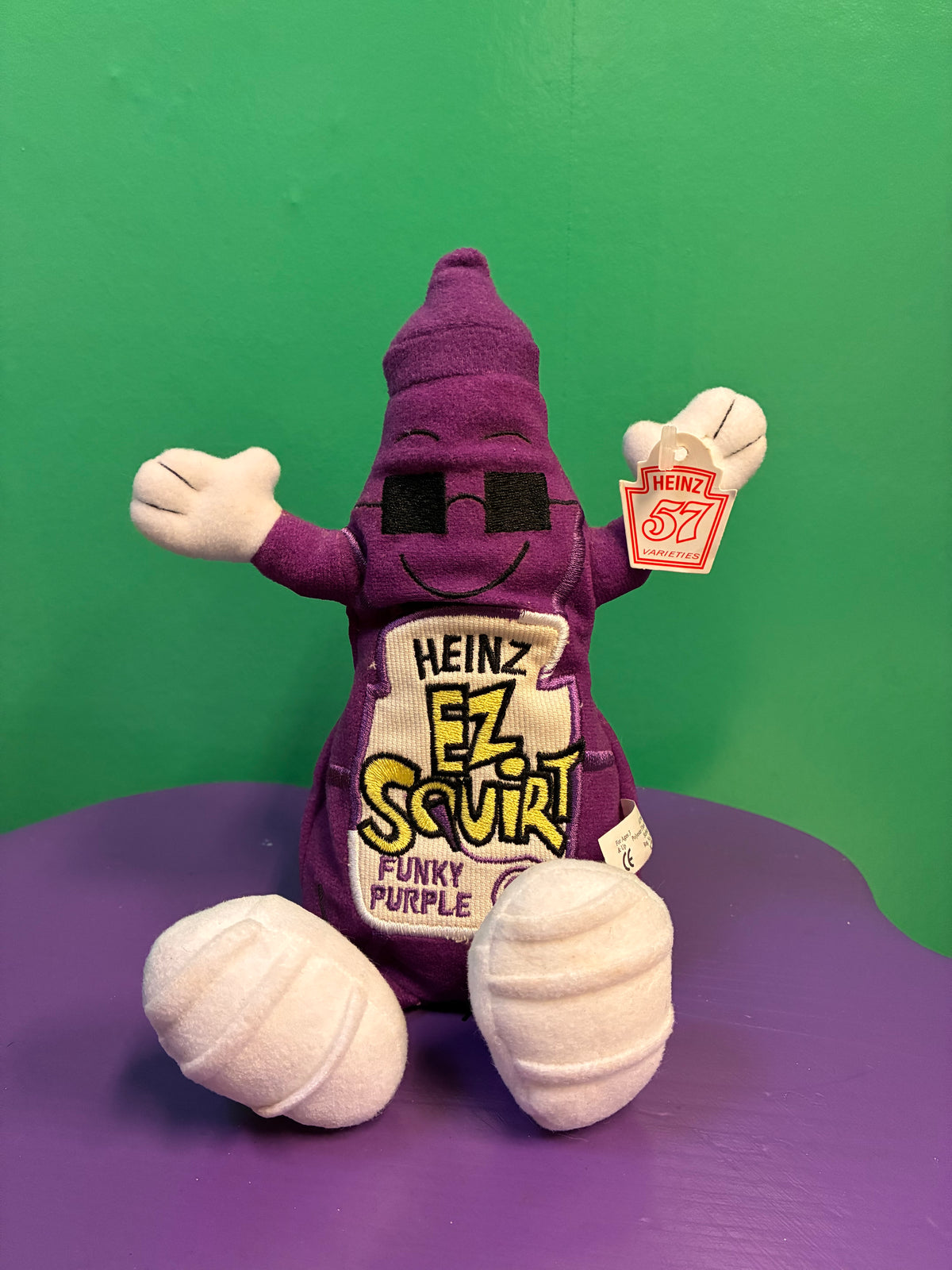 Heinz・EZ Squirt・Funky Purple・Plush / ハインツ・イージースクワート・ファンキーパープル・ぬいぐるみ