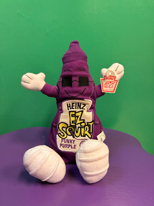 Heinz・EZ Squirt・Funky Purple・Plush / ハインツ・イージースクワート・ファンキーパープル・ぬいぐるみ