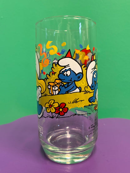 1983・Hardee's ・Smurf ・Smurfette・Glass / ハーディーズ・スマーフ・グラス