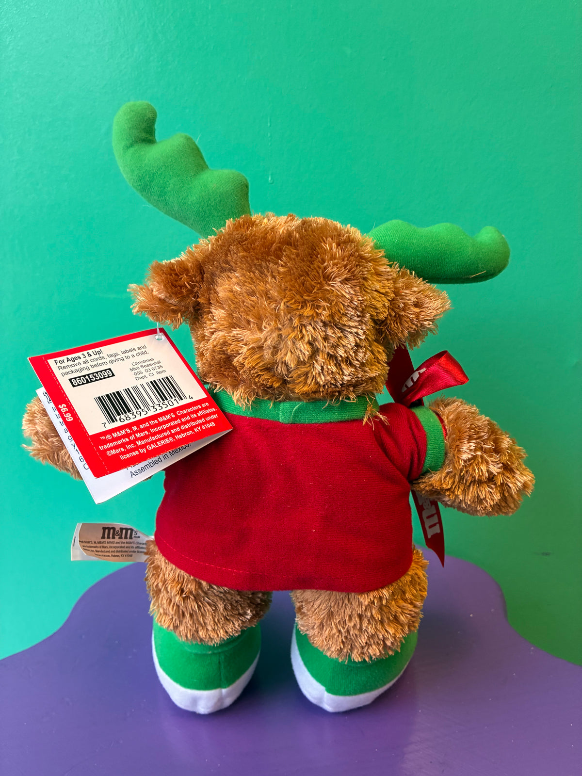 Galerie・M&M’S・Green・Reindeer・Plush / エムアンドエムズ・トナカイ・グリーン・ぬいぐるみ