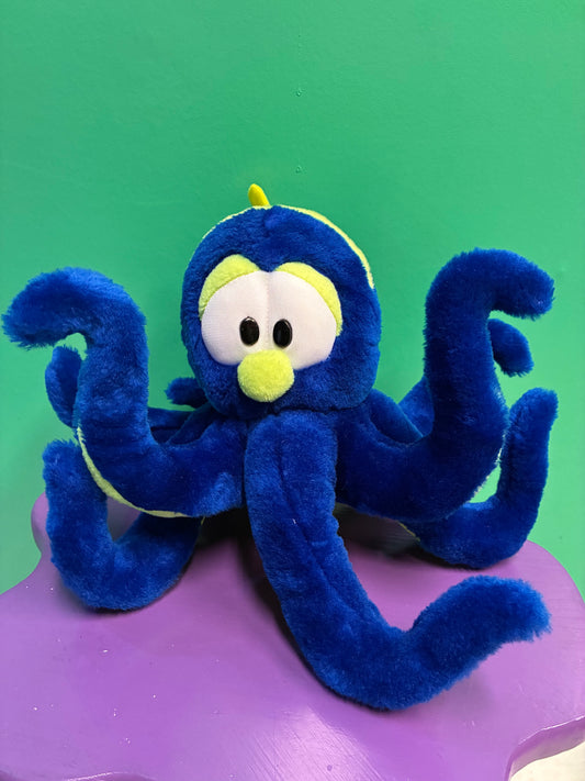 Classic Toy Co.・Blue Octopus・Plush / クラシックトイカンパニー・ビンテージ・ブルー・タコ・ぬいぐるみ
