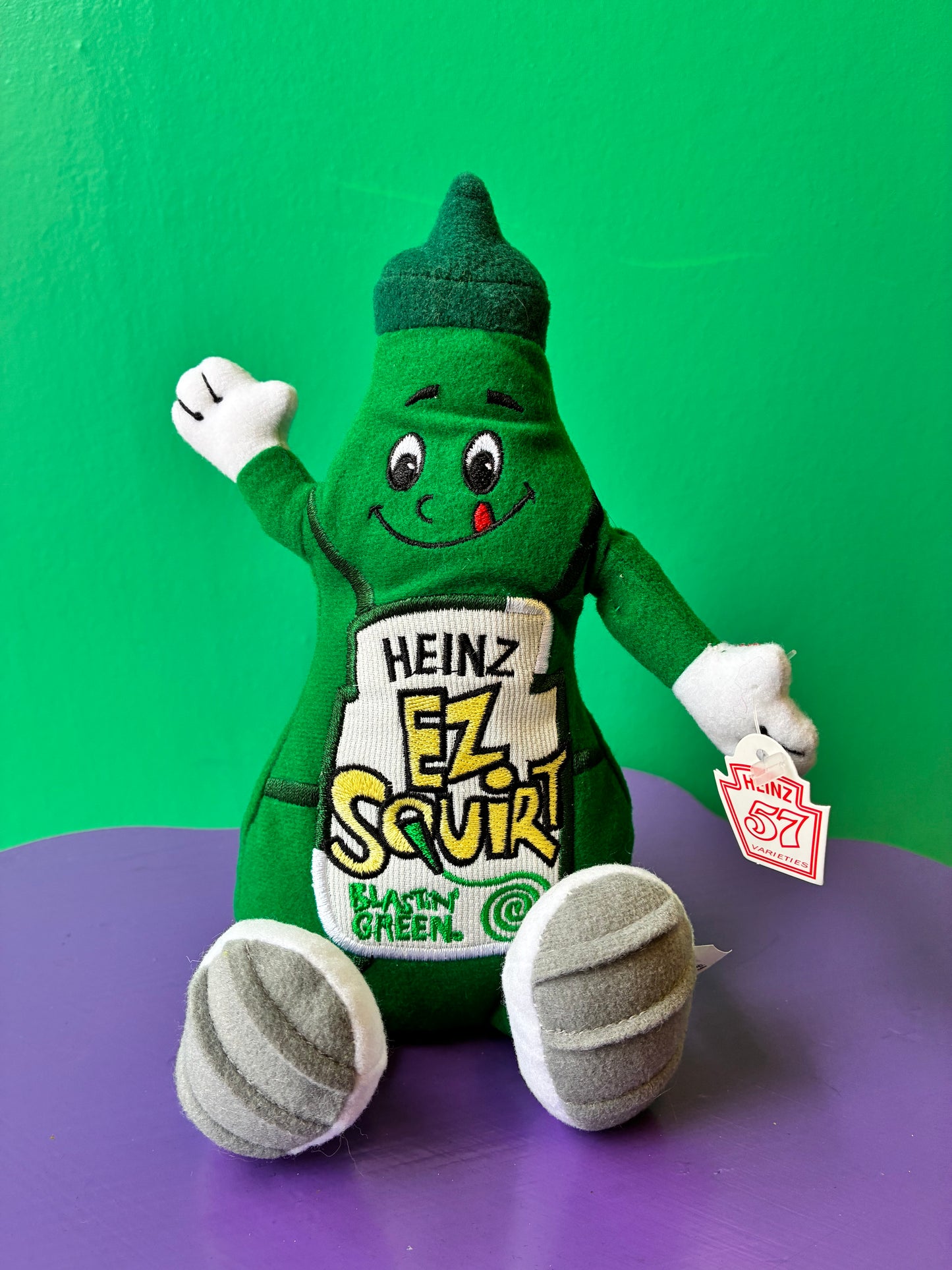 Heinz・EZ Squirt・Green・Plush / ハインツ・イージースクワート・グリーン・ぬいぐるみ