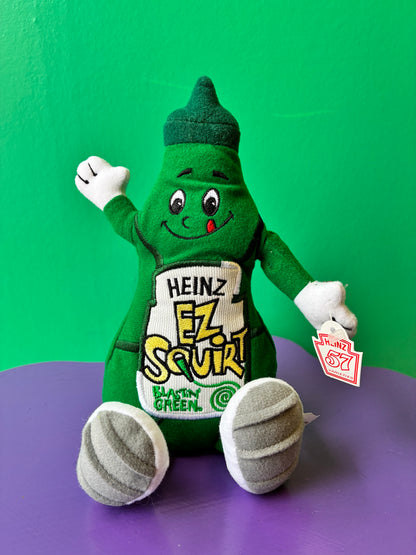 Heinz・EZ Squirt・Green・Plush / ハインツ・イージースクワート・グリーン・ぬいぐるみ