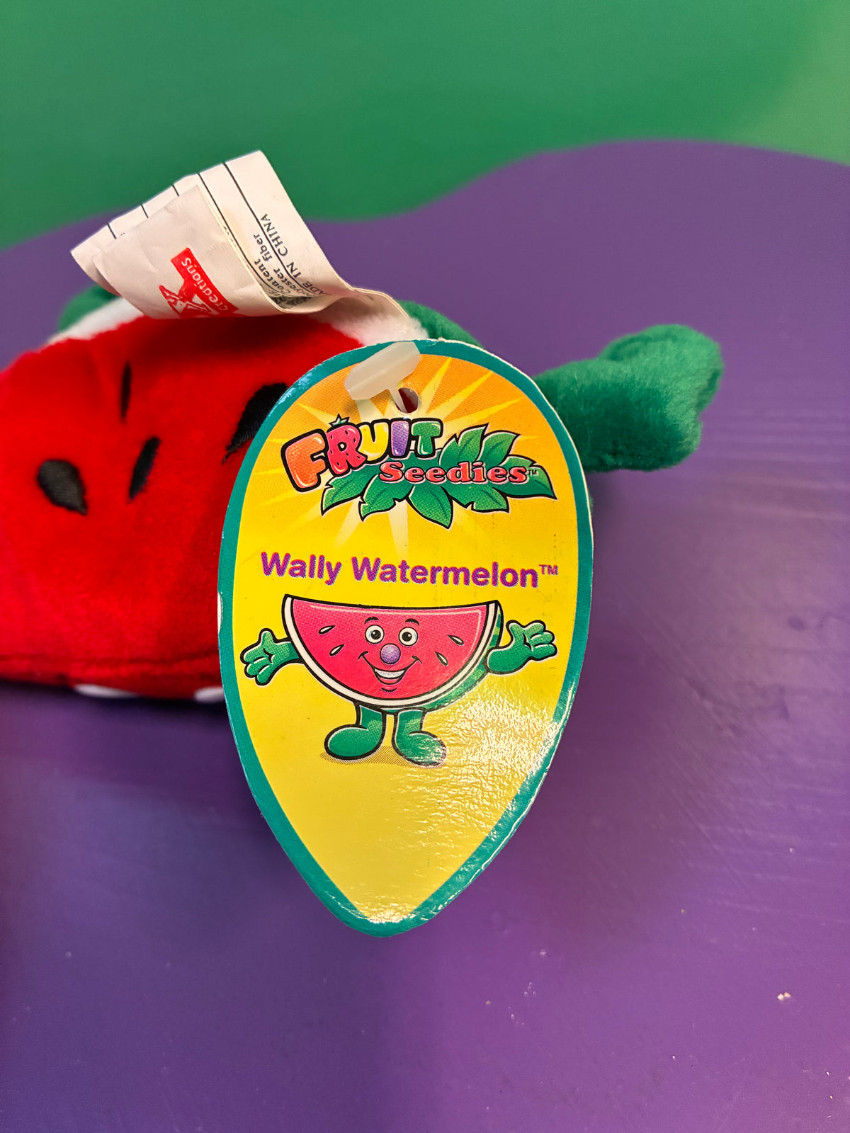 1990's・Fruit Seedies・Wally Watermelon・Beanbag Plush / フルーツシーディーズ・スイカ・ぬいぐるみ