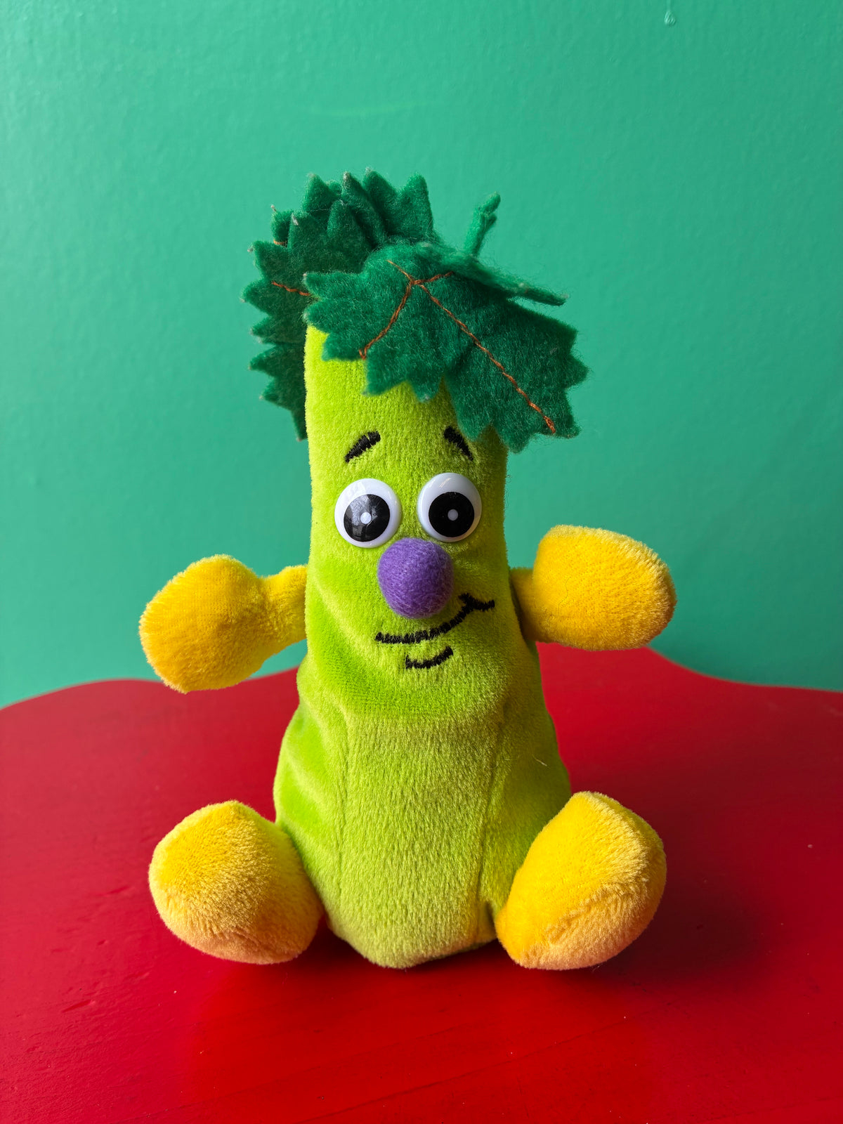1990's・Veggie Friend Seedies・Crunchy Celery・Beanbag Plush / ベジフレンズ・セロリ・ぬいぐるみ