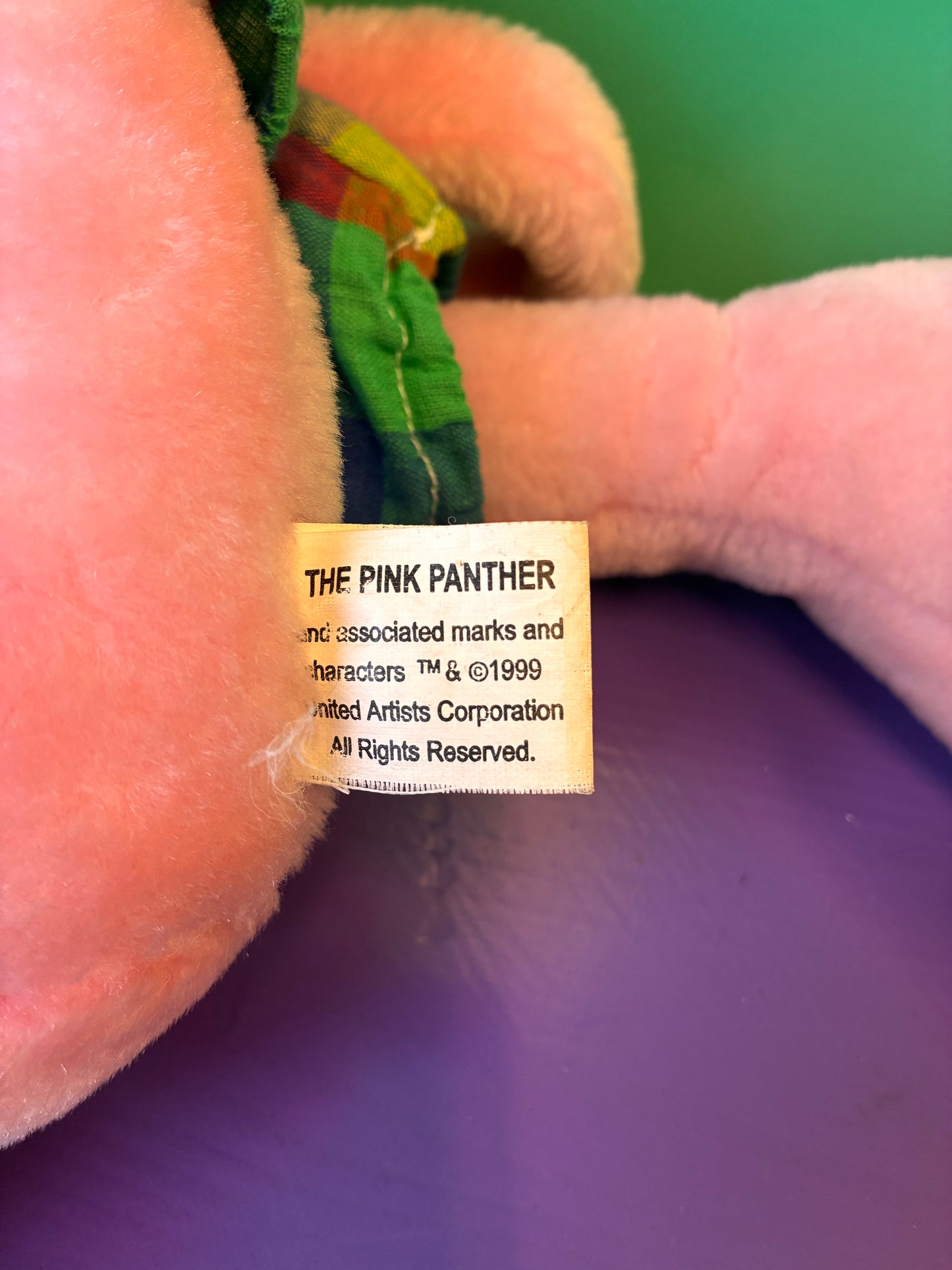 1999・KELLYTOY・U.A.C.・Pink Panther・Golfer・Plush / ピンクパンサー・ゴルファー・ぬいぐるみ