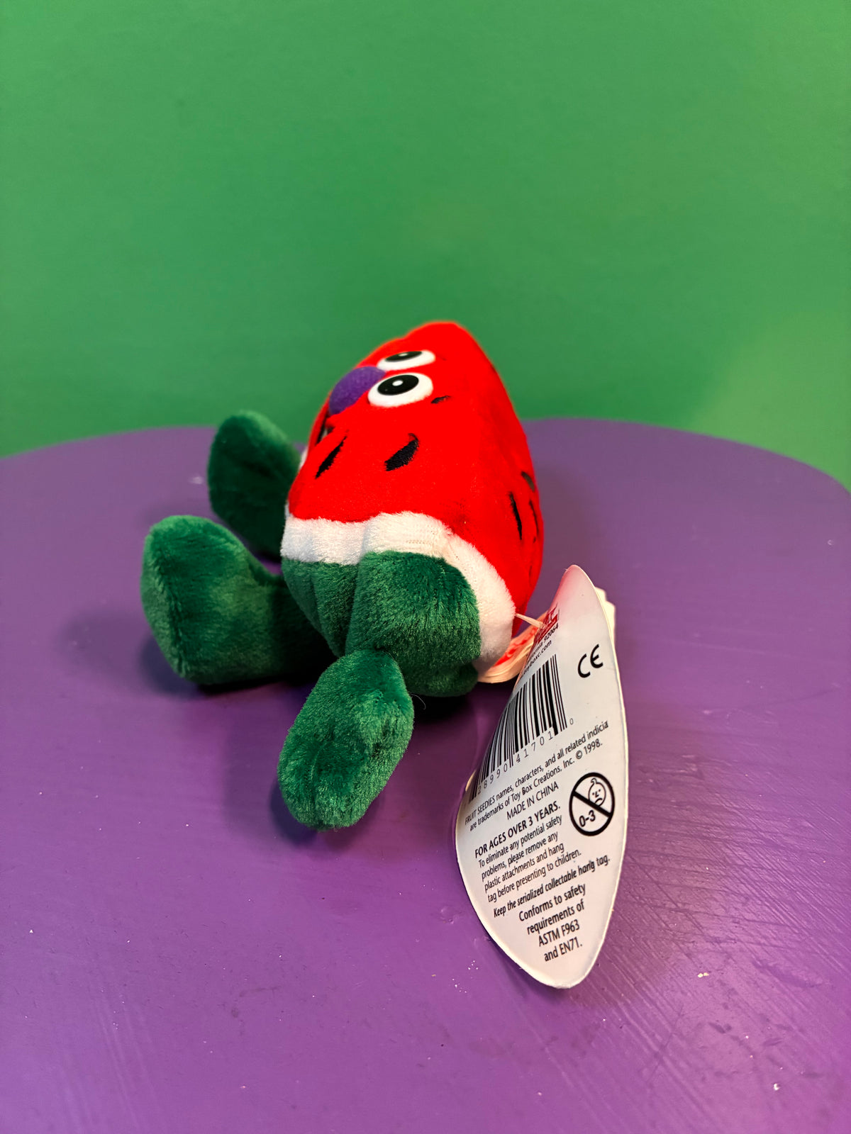 1990's・Fruit Seedies・Wally Watermelon・Beanbag Plush / フルーツシーディーズ・スイカ・ぬいぐるみ
