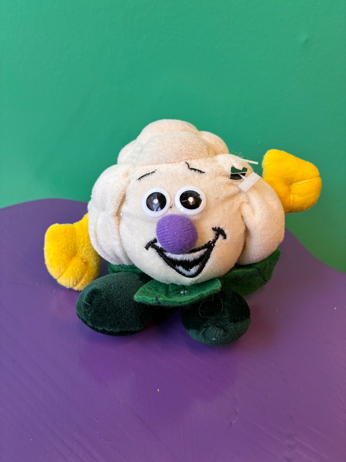 1990's・Veggie Friend Seedies・Collie Flower・Beanbag Plush / ベジフレンズ・カリフラワー・ぬいぐるみ