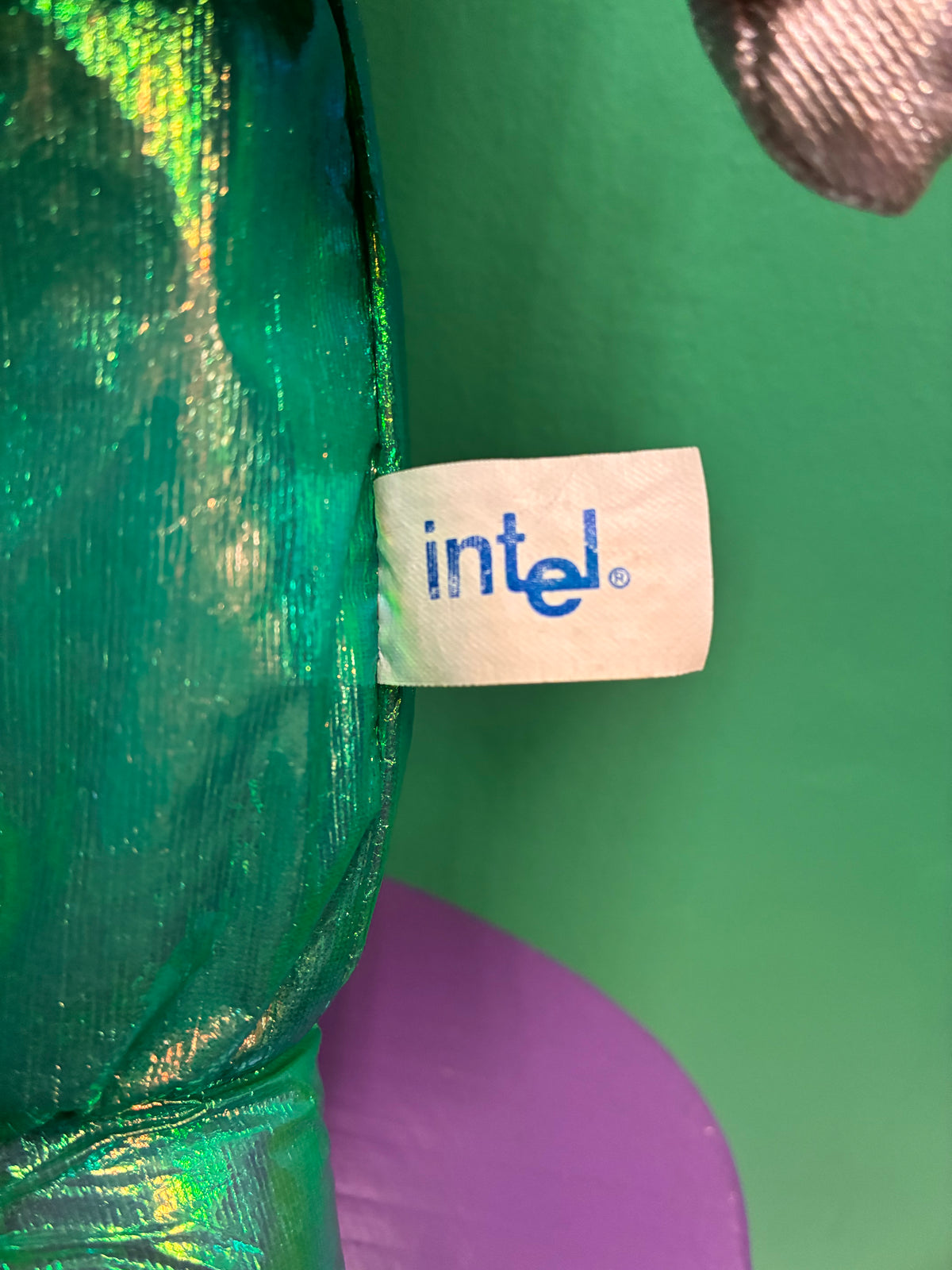 1997・intel・Bunny People・Big・Green / インテル・バニーピープル・ビッグサイズ・グリーン・ぬいぐるみ