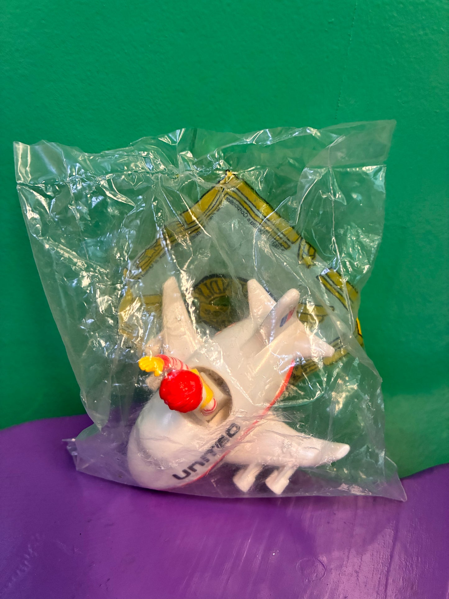 1991・McDonald's・Friendly Skies Meal・Meal Toy / マクドナルド・フレンドリー スカイズ ミール・ロナルド・ミールトイ