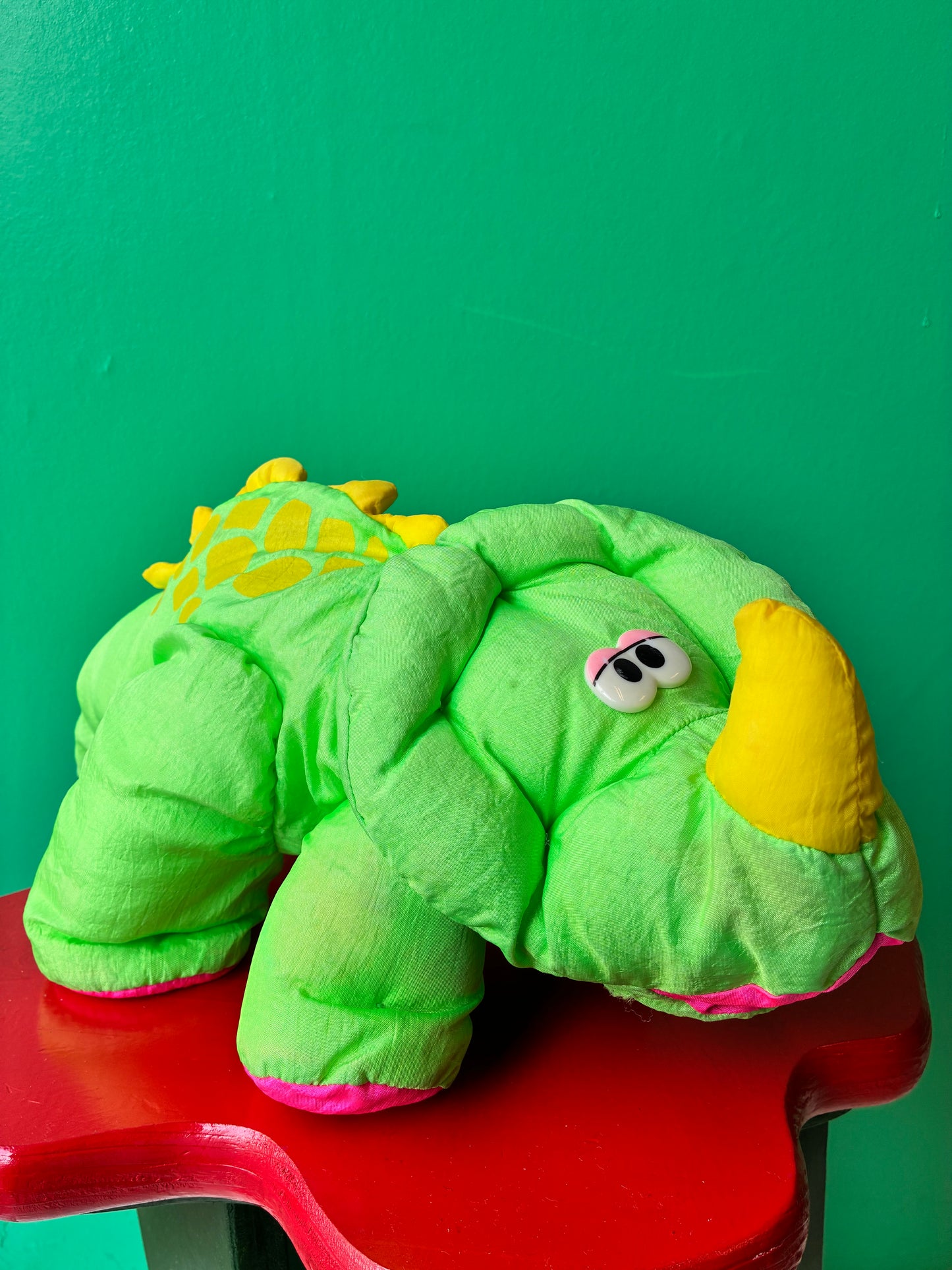 1992・Dino Roars・Fisher-Price / フィッシャープライス・ディノロアーズ・トリケラトプス・ぬいぐるみ