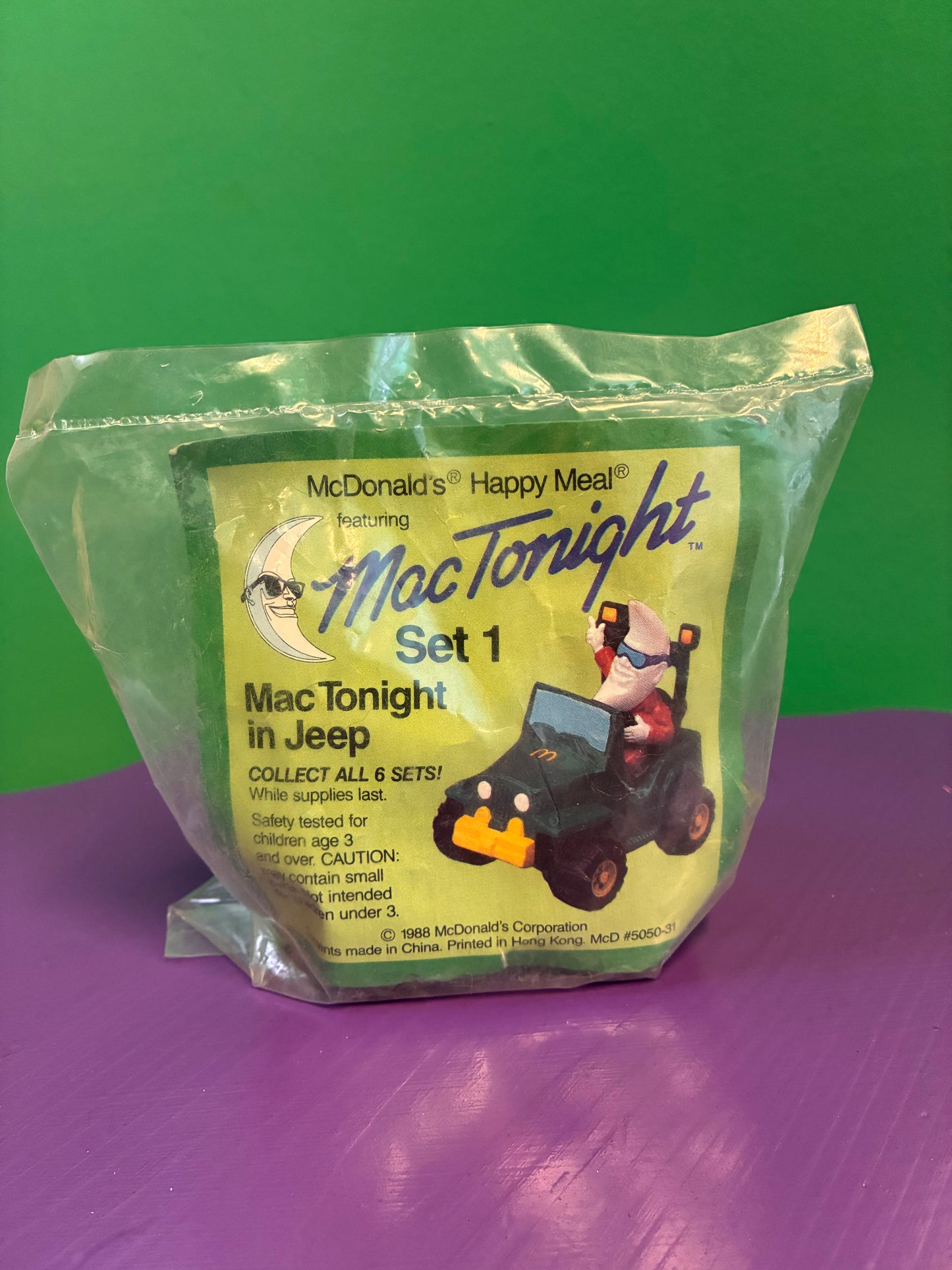 1988・McDonald's・ Mac Tonight・Meal Toy / マクドナルド・マック・トゥナイト・ミールトイ