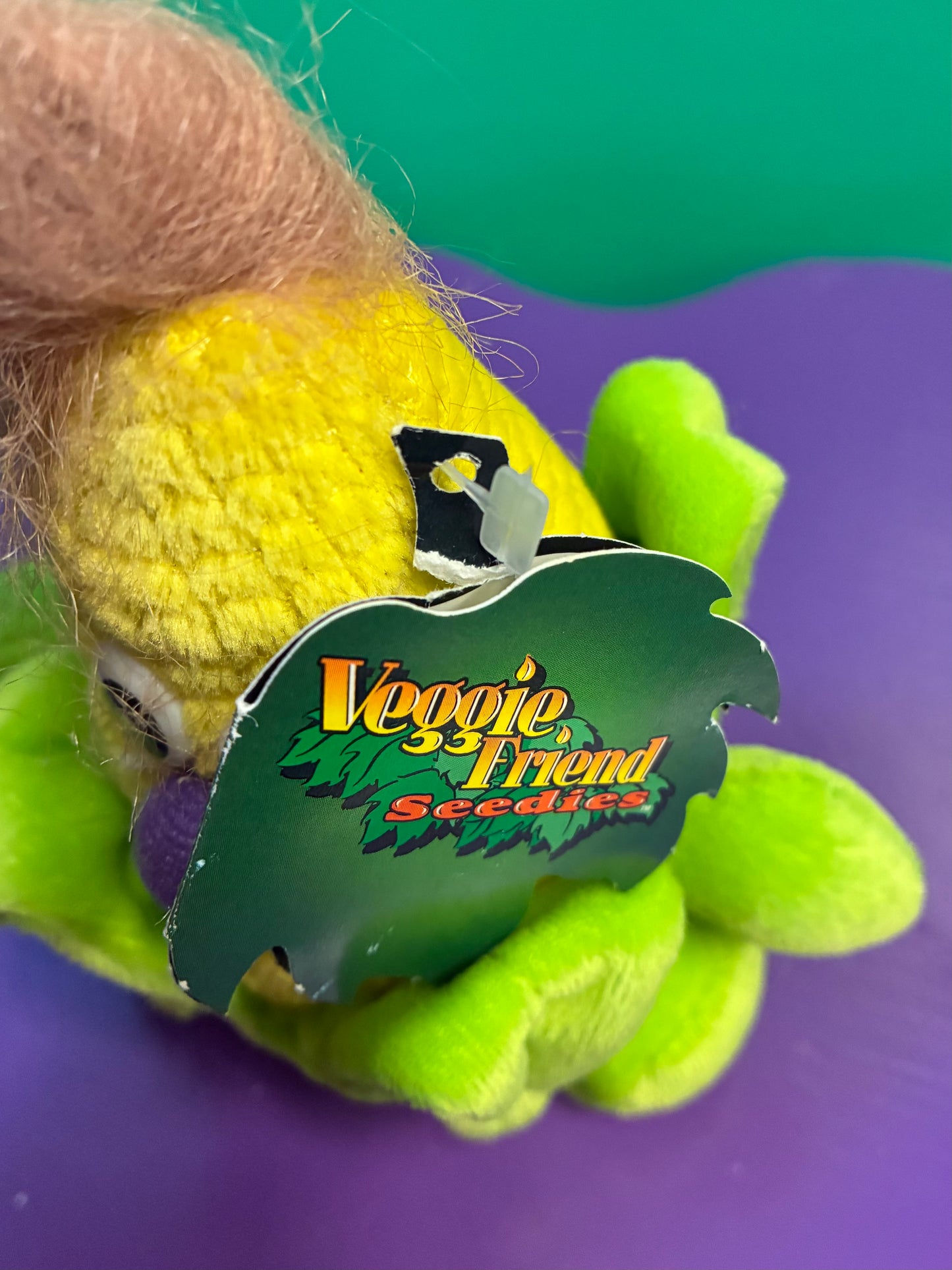 1990's・Veggie Friend Seedies・Corny on the Cob・Beanbag Plush / ベジフレンズ・とうもろこし・コーン・ぬいぐるみ