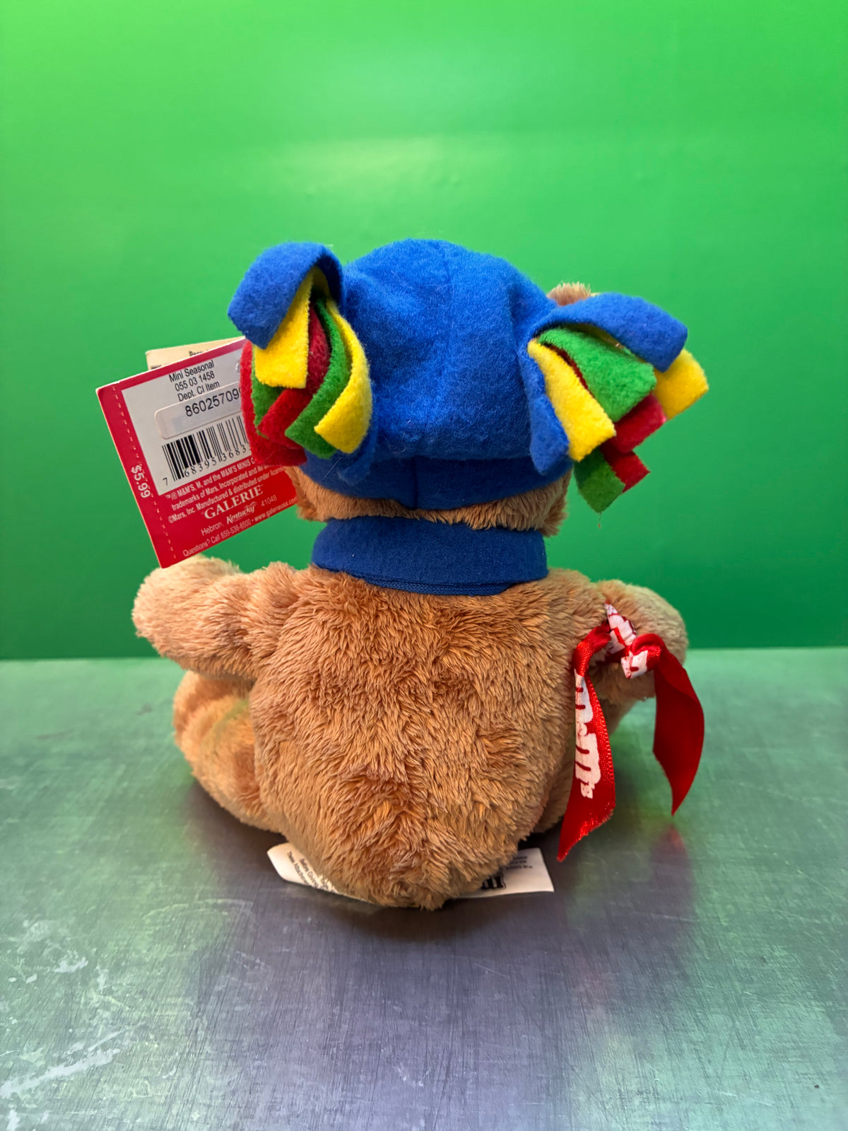 Galerie・M&M’S・Bear・Blue・Plush / エムアンドエムズ・熊・ベアー・ブルー マフラー・ぬいぐるみ