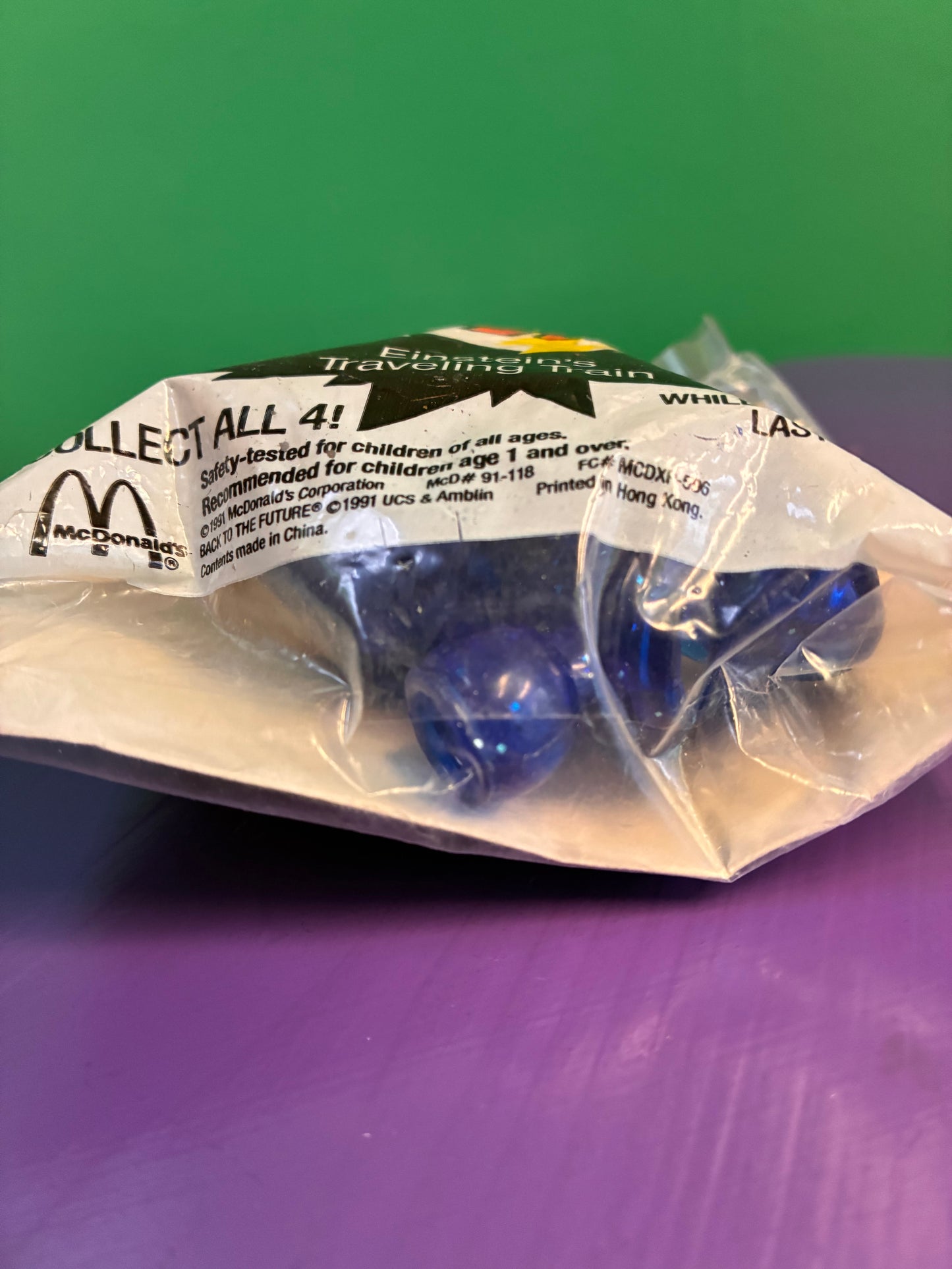 1993・McDonald's・Back To The Future・Einstein's Traveling Train・Meal Toy / マクドナルド・バックトゥーザフューチャー・アインシュタイントレイン・ミールトイ