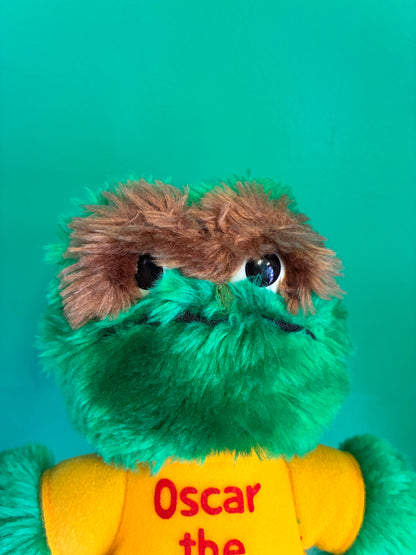1983・Playskool・Sesame Street・Oscar the Grouch・Plush・セサミストリート・オスカー・ぬいぐるみ