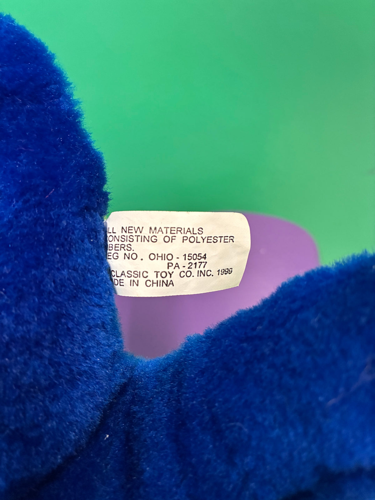 Classic Toy Co.・Blue Octopus・Plush / クラシックトイカンパニー・ビンテージ・ブルー・タコ・ぬいぐるみ
