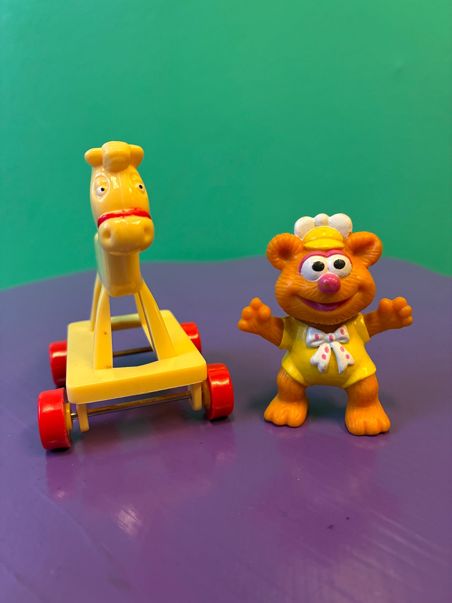 1986・McDonald's・ Muppet Babies・Fozzie・Meal Toy / マクドナルド・マペットベイビーズ・フォジー・ミールトイ