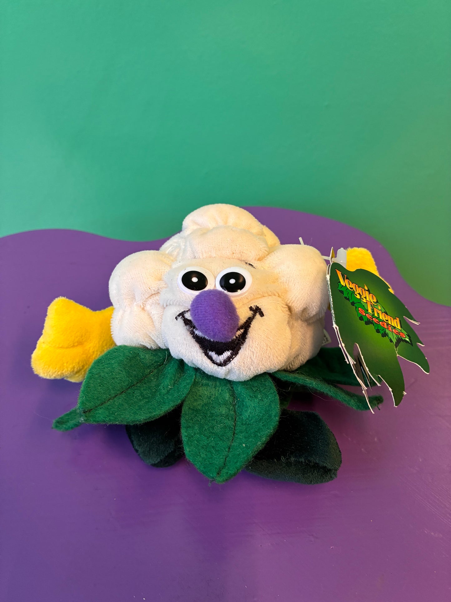 1990's・Veggie Friend Seedies・Collie Flower・Beanbag Plush / ベジフレンズ・カリフラワー・ぬいぐるみ
