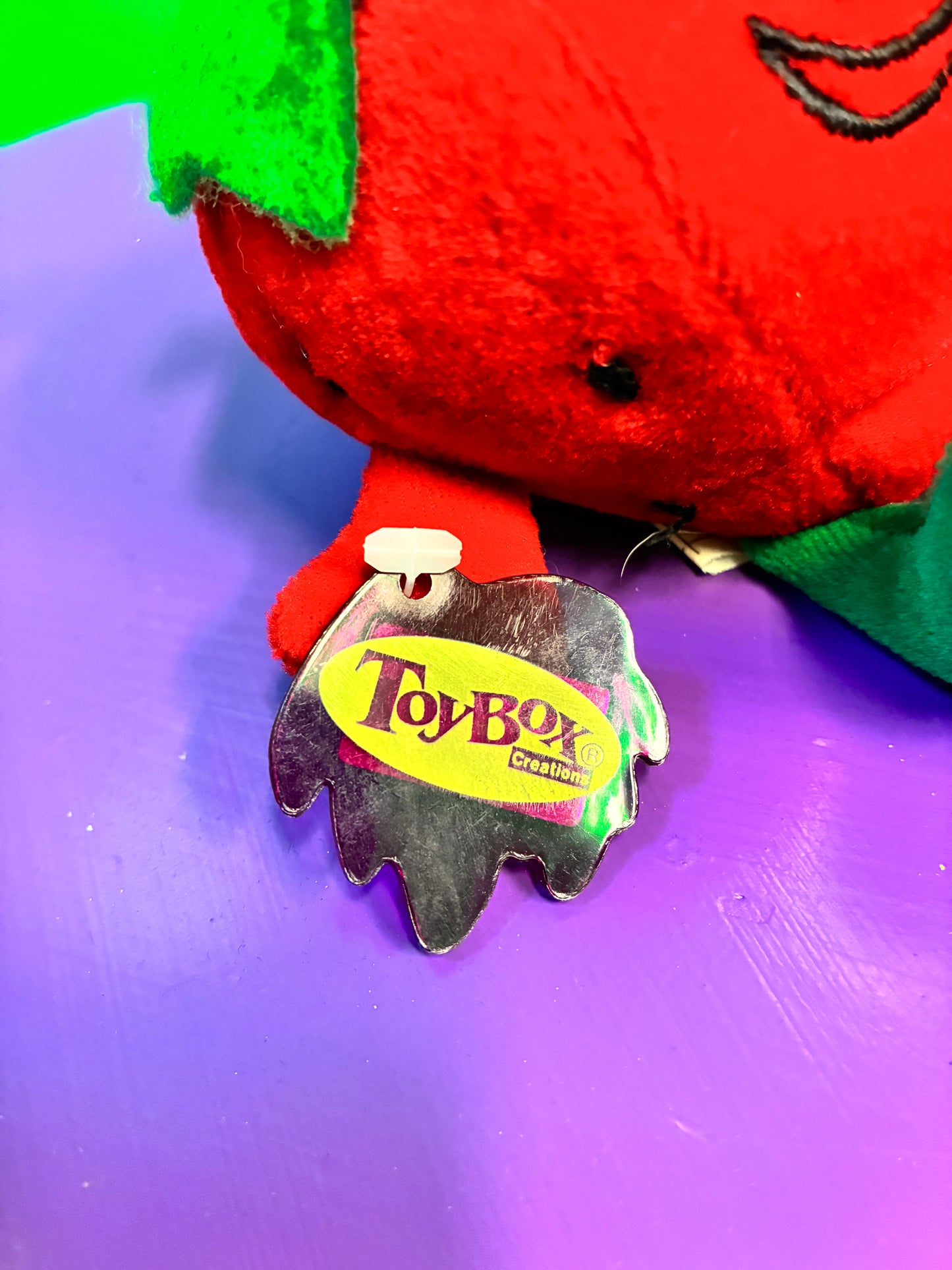 1990's・Fruit Seedies・Stu Strawberry・Beanbag Plush / フルーツシーディーズ・いちご・ストロベリー・ぬいぐるみ