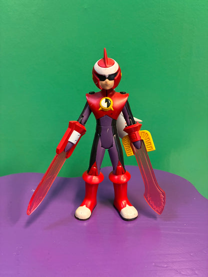 2004・Mattel・Megaman NT Warrior・Action Figure / マテル・ロックマンエグゼ・ブルース・フィギュア