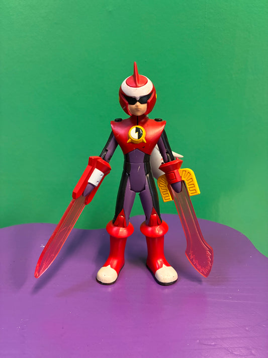 2004・Mattel・Megaman NT Warrior・Action Figure / マテル・ロックマンエグゼ・ブルース・フィギュア