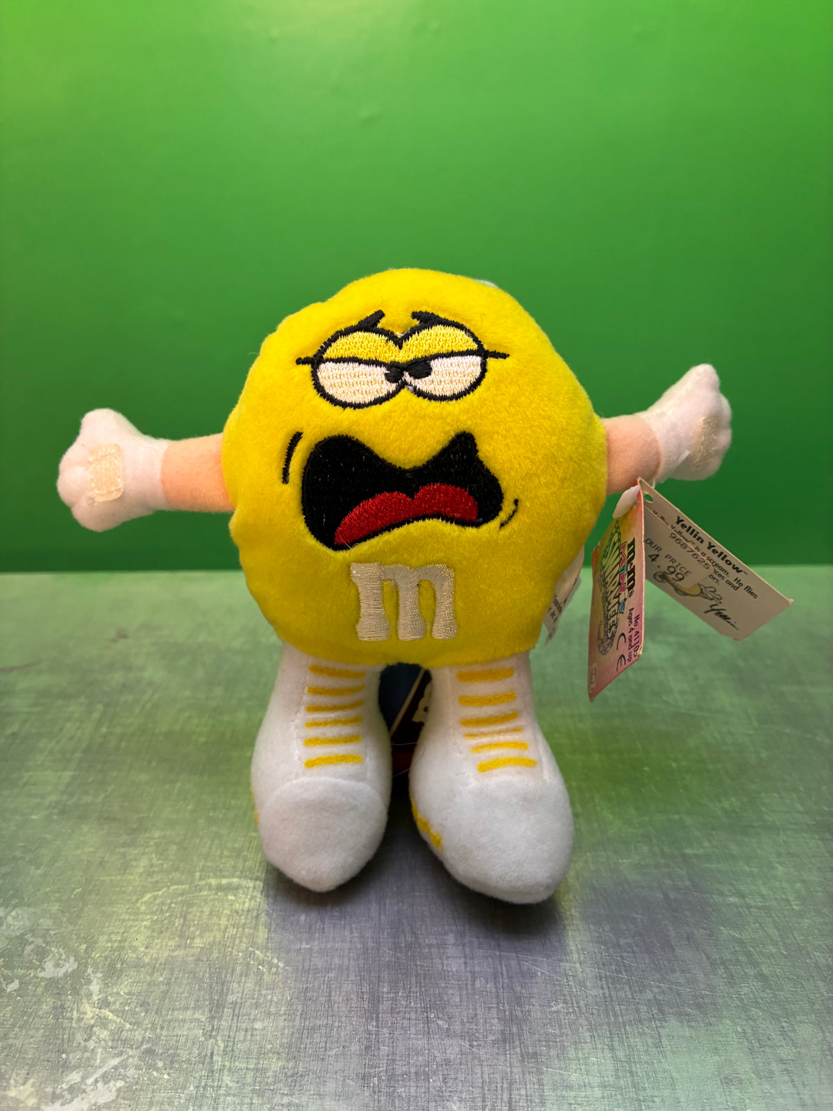 M&M’S Minis Swarmees・Yellin Yellow・Purple・Plush / エムアンドエムズ・イエロー・ミニ・ぬいぐるみ