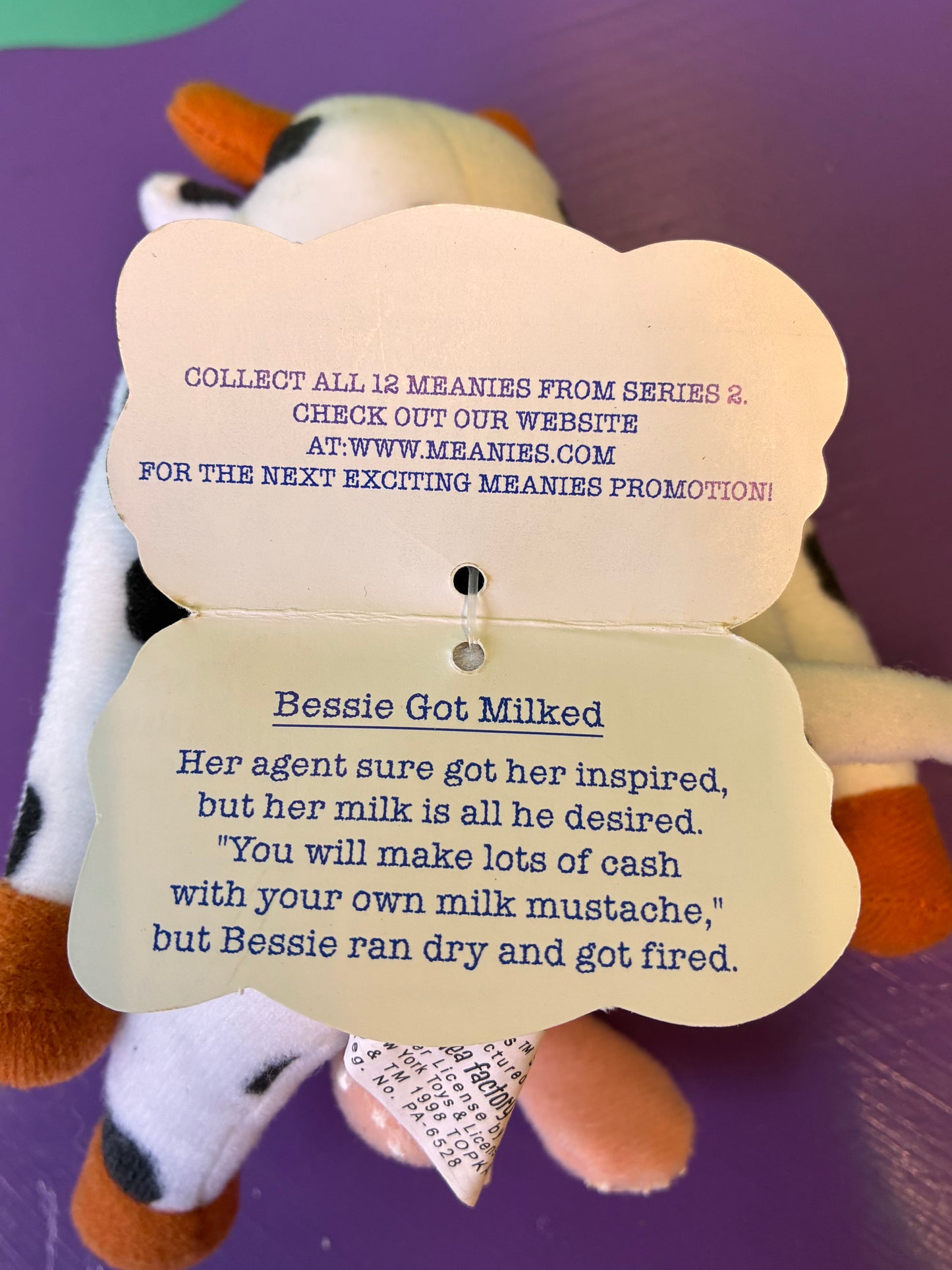 Meanies・Bessie Got Milked・Plush / ミーニーズ・牛・ぬいぐるみ