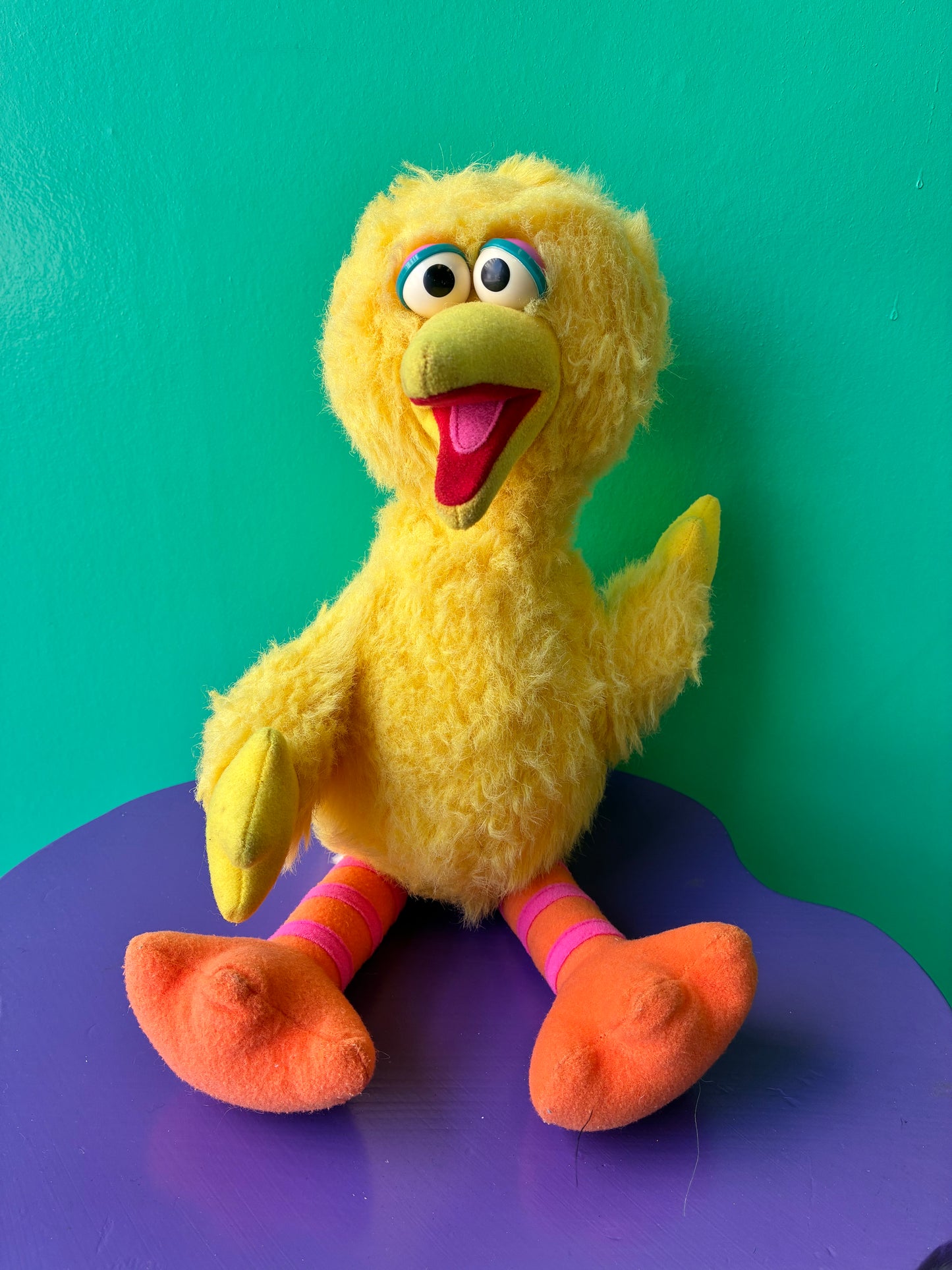 1986・PLAYSKOOL・SESAME STREET・Big Bird・Plush / セサミストリート・ビッグバード・ぬいぐるみ
