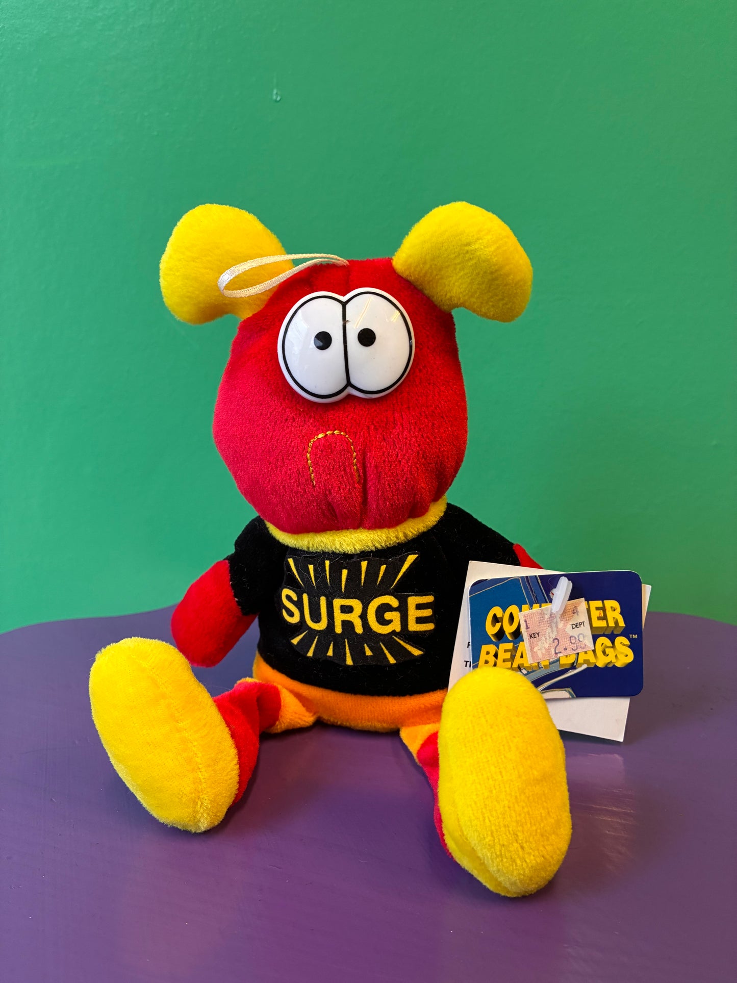 1990's・Dan Dee・Computer Bean Bags "SURGE" /ビンテージ・ダンディー・コンピューター・ぬいぐるみ