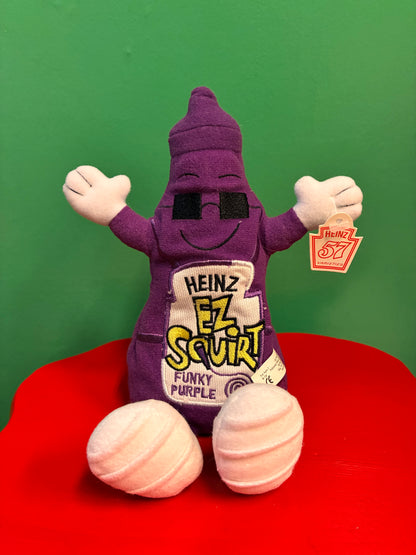 Heinz・EZ Squirt・Funky Purple・Plush / ハインツ・イージースクワート・ファンキーパープル・ぬいぐるみ