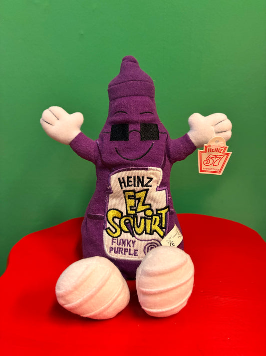 Heinz・EZ Squirt・Funky Purple・Plush / ハインツ・イージースクワート・ファンキーパープル・ぬいぐるみ