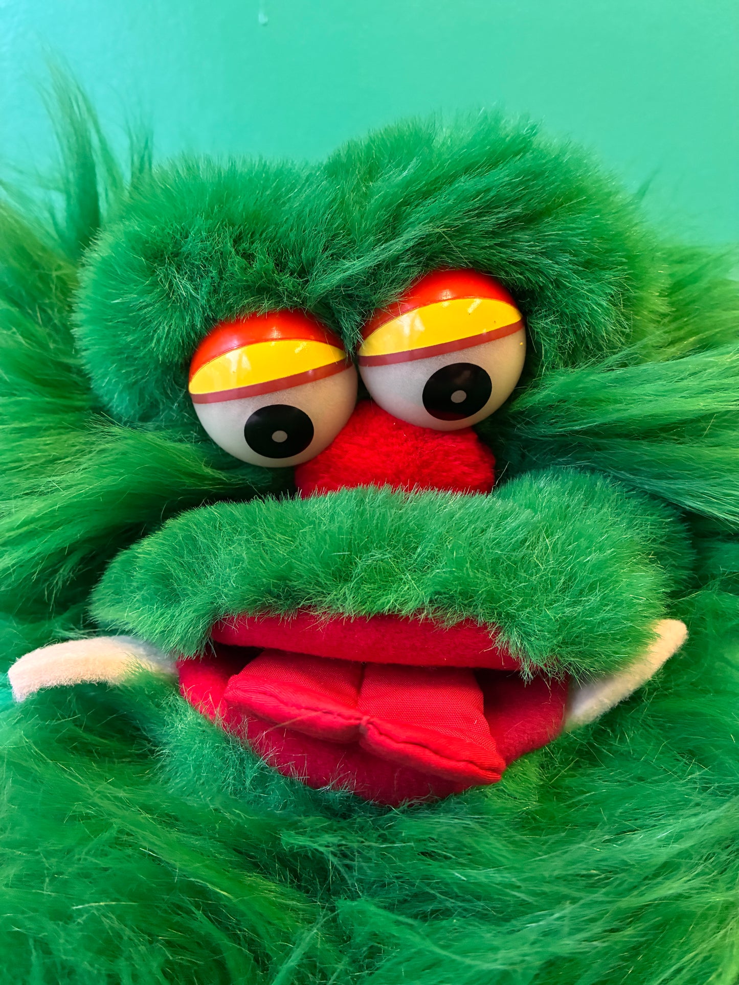 1987・Vintage・FURBLES MONSTER・Green・Mot / ファーブルズ・グリーン・モット・パペット・ぬいぐるみ