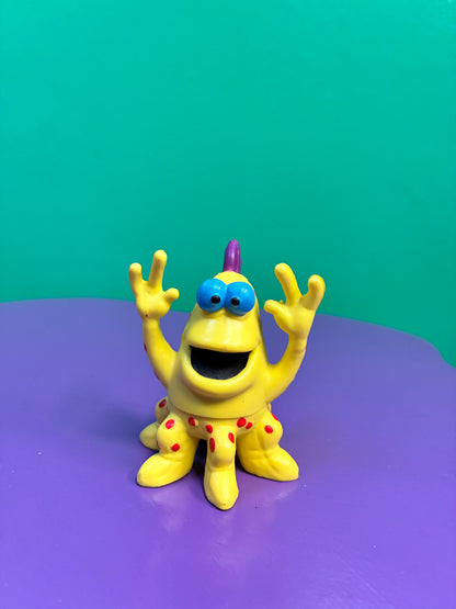 Wendy's・Applause・Alien・Yellow・PVC・Figures / ウェンディーズ・アプローズ・エイリアン・イエロー・フィギュア