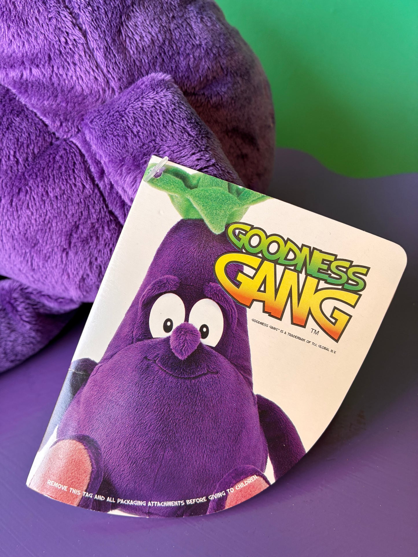 Goodness Gang・Alfie Aubergine  / グッドネスギャング・アルフィー オーベルジーヌ・茄子・ぬいぐるみ