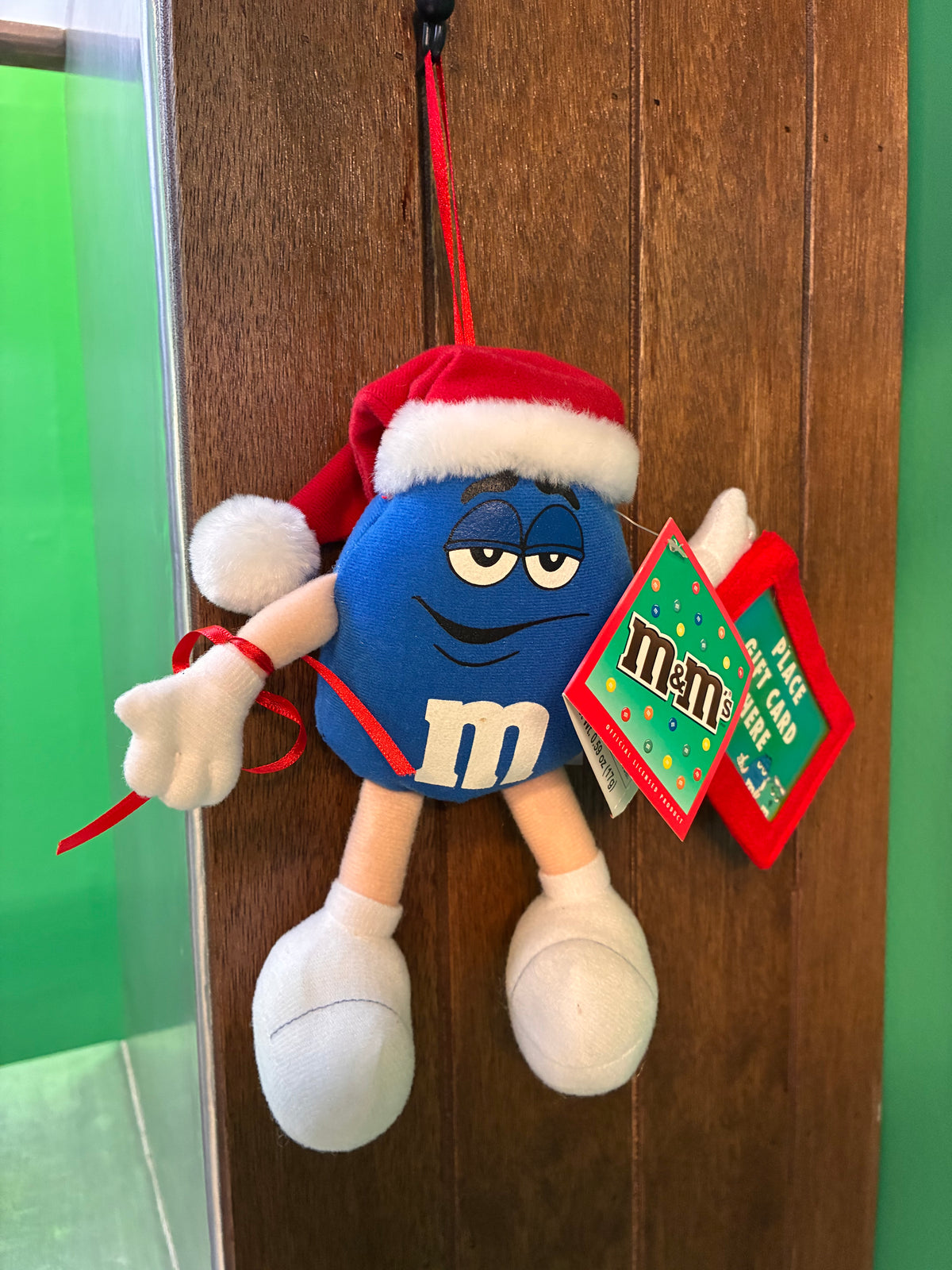 Galerie・M&M’S・Blue・Santa Hat・Plush / エムアンドエムズ・ブルー・クリスマス・サンタ帽・ぬいぐるみ