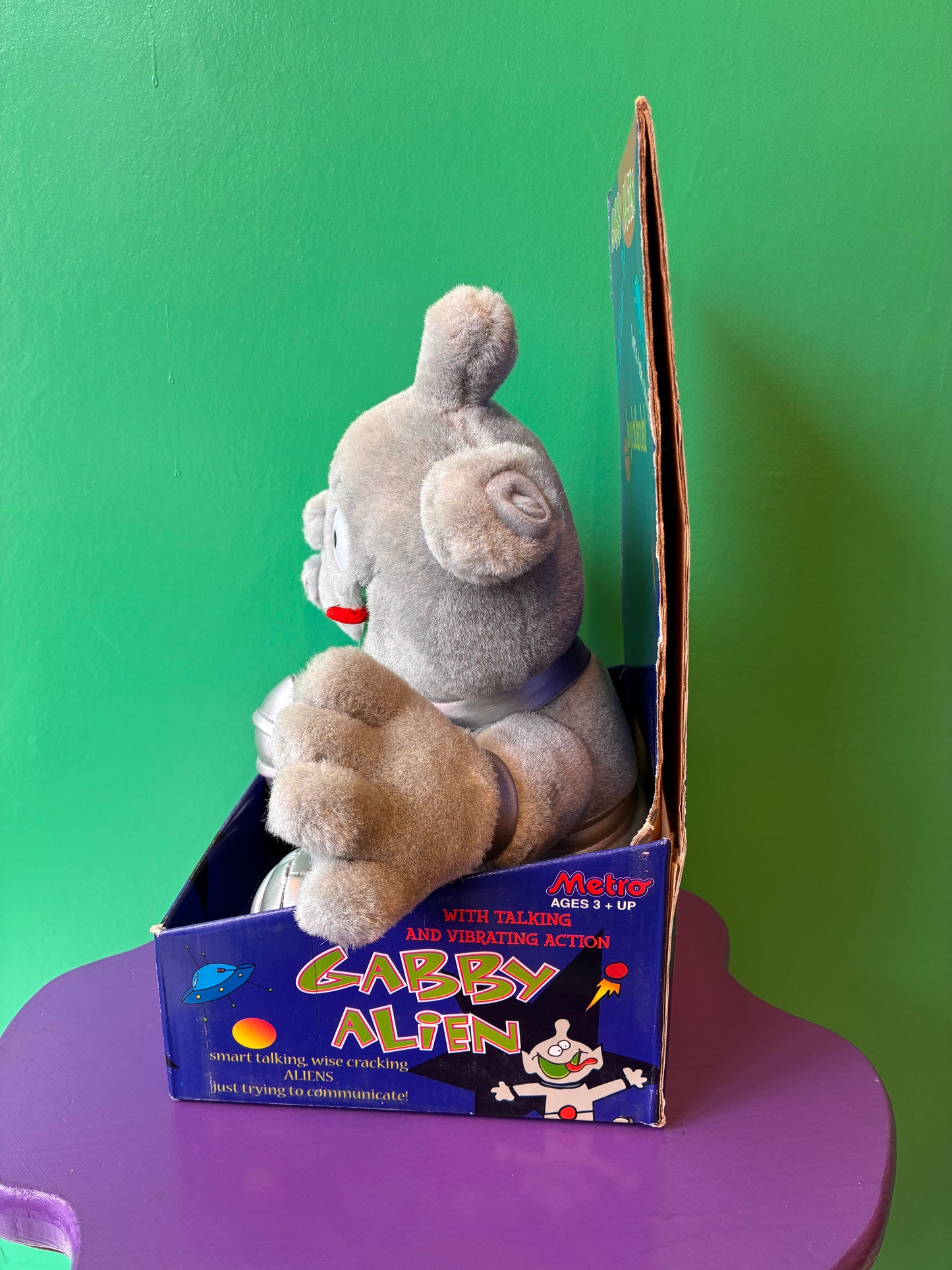 【箱付き】1998・Metro Toy・Gabby Alien・Plush / メトロトイ・ギャビーエイリアン・ぬいぐるみ