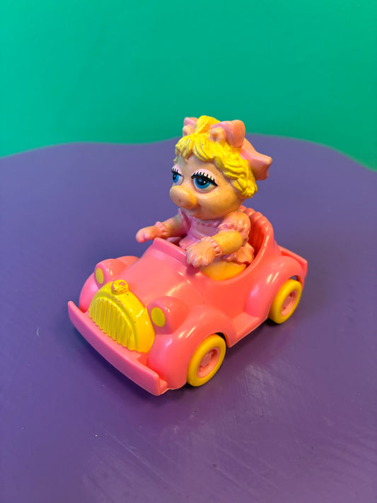1986・McDonald's・ Muppet Babies・Miss Piggy・Meal Toy / マクドナルド・マペットベイビーズ・ミスピギー・ミールトイさ