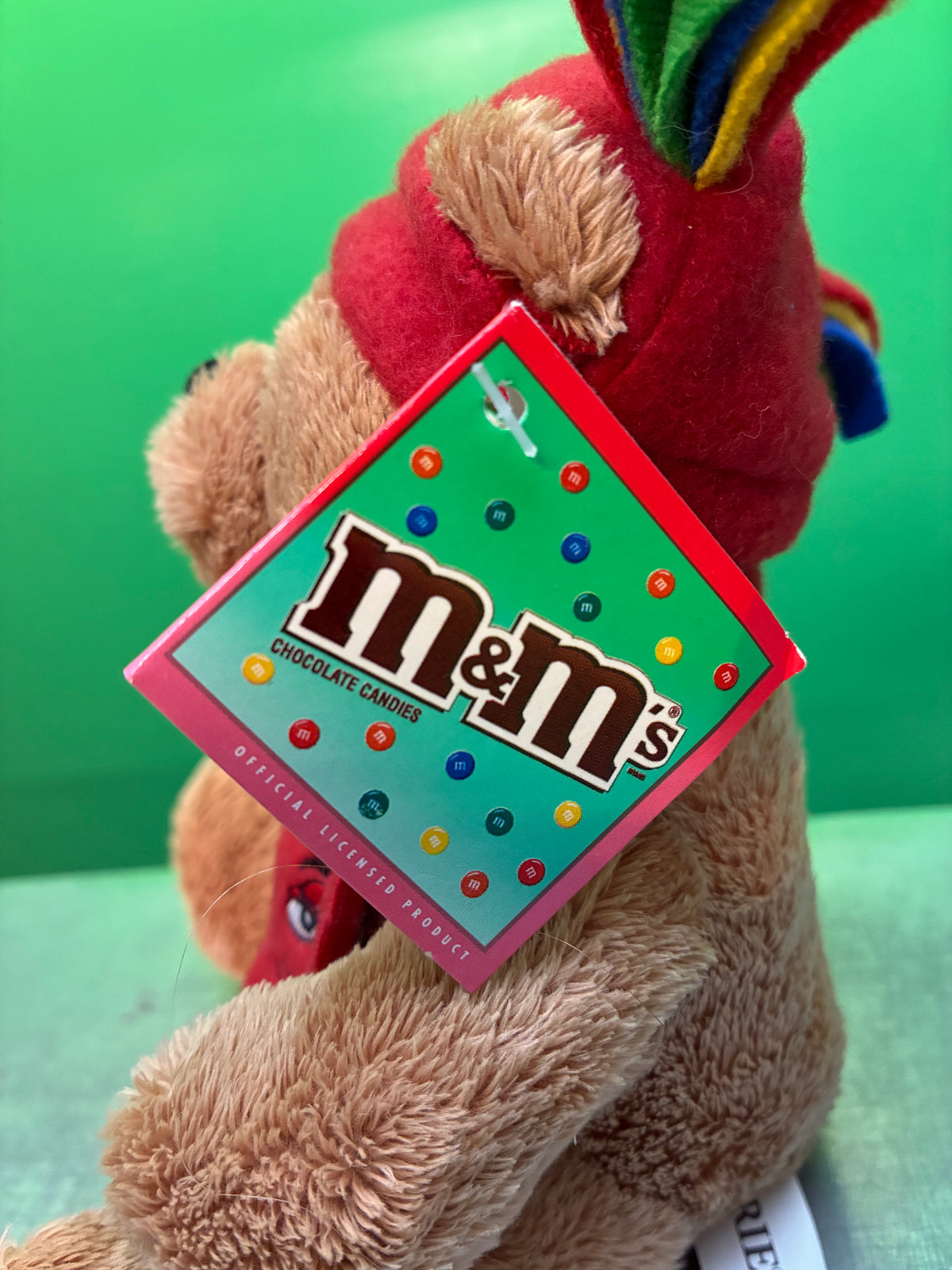 Galerie・M&M’S・Bear・Red・Plush / エムアンドエムズ ワールド・熊・ベアー・レッド マフラー・ぬいぐるみ