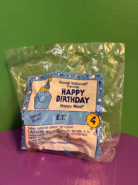 1994・McDonald's・Happy Birthday Train・E.T.・Meal Toy / マクドナルド・ハッピーバースデートレイン・イーティー・ミールトイ