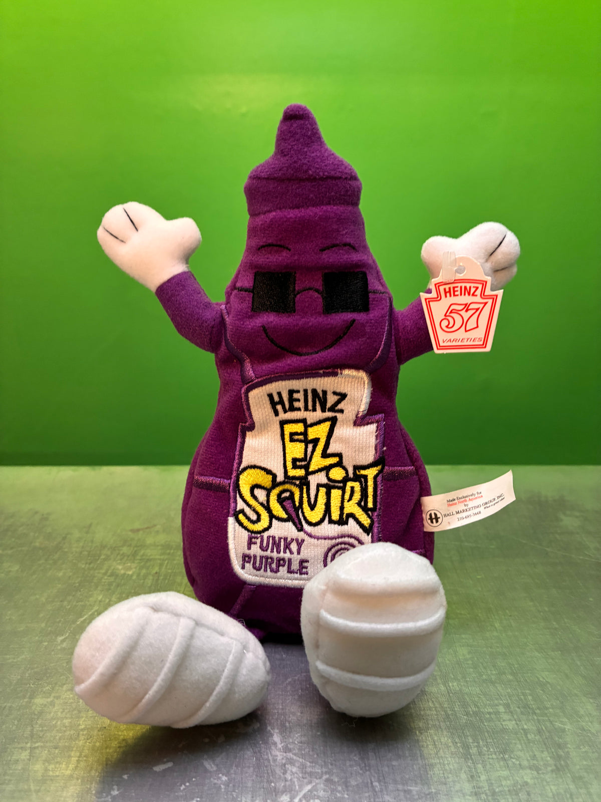 Heinz・EZ Squirt・Funky Purple・Plush / ハインツ・イージースクワート・ファンキーパープル・ぬいぐるみ