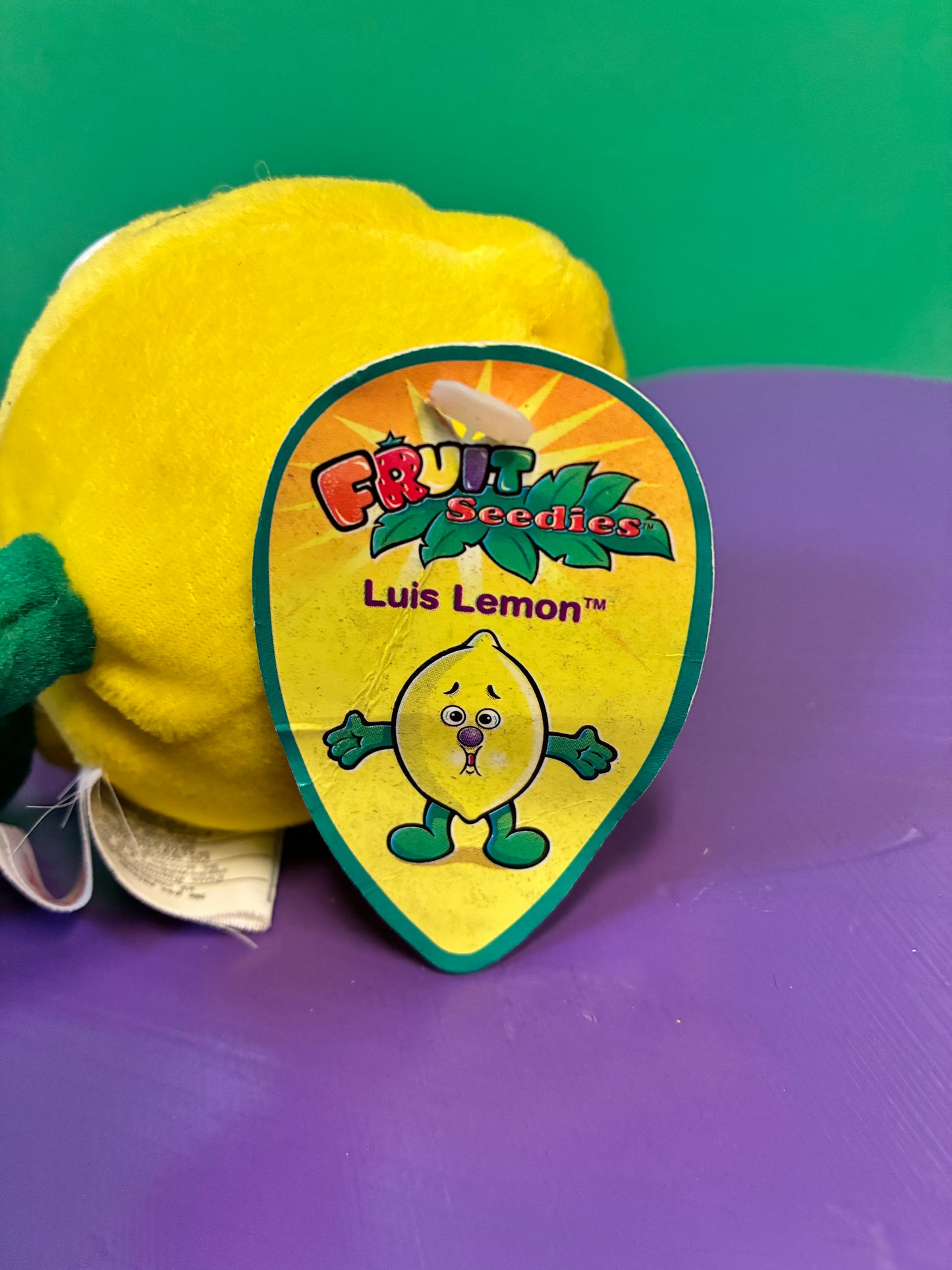 1990's・Fruit Seedies・Luis Lemon・Beanbag Plush / フルーツシーディーズ・レモン・ぬいぐるみ