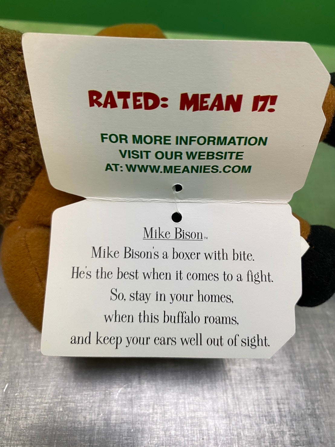 Meanies・Mike Bison・Plush / ミーニーズ・マイク バイソン・マイク タイソン・ぬいぐるみ