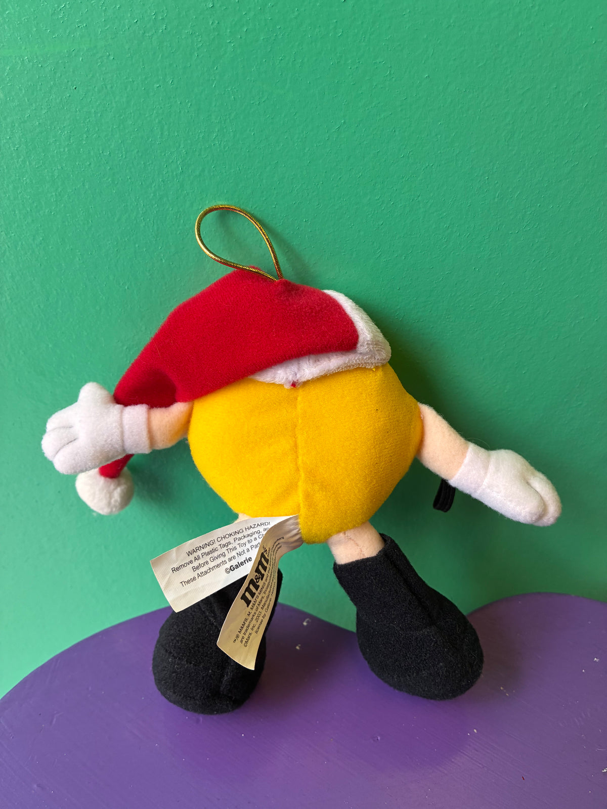 Galerie・M&M’S・Yellow・Santa Hat・Boots・Plush / エムアンドエムズ・イエロー・クリスマス・サンタ帽・ブーツ・ぬいぐるみ