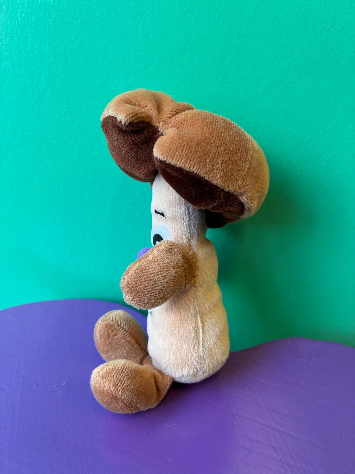 1990's・Veggie Friend Seedies・Moy Mushroom・Beanbag Plush / ベジフレンズ・キノコ・ぬいぐるみ