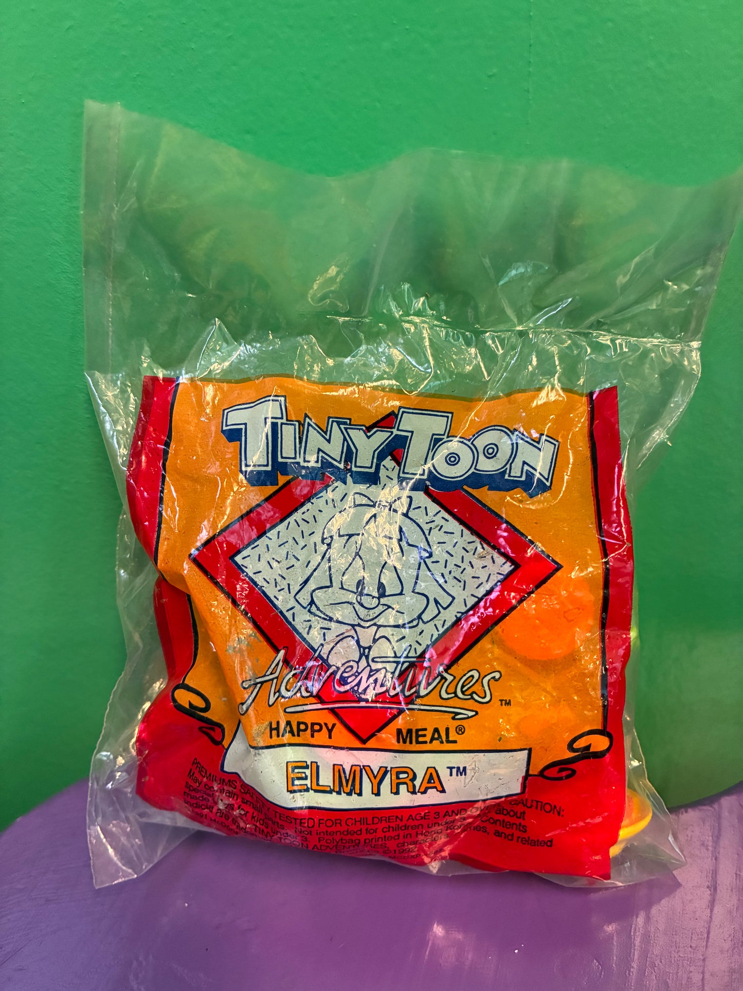 1992・McDonald's・ Tiny Toon Adventures ・Elmyra・Meal Toy / マクドナルド・タイニー・トゥーン・アドベンチャーズ・エルマイラ・ミールトイ